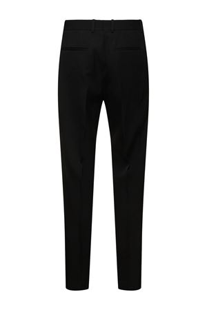 Pantaloni affusolati in lana vergine nero JIL SANDER | J21KA0218J40201001